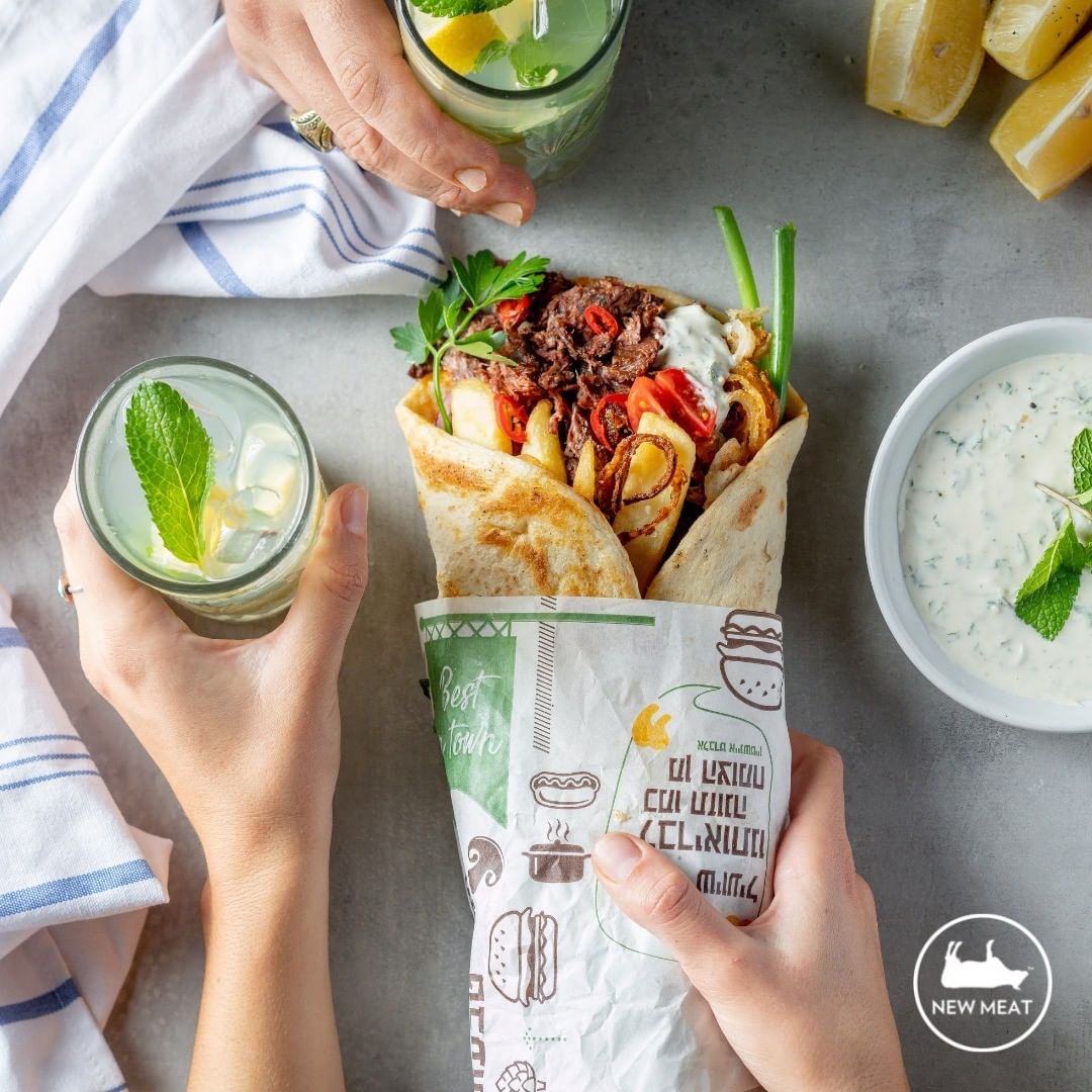 vegan gyros wrap